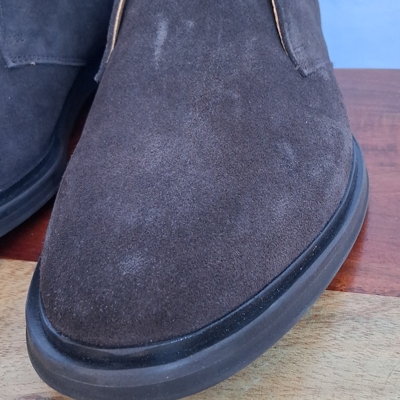 Quince Heritage Suede Chukka Boots 9.5 Brunette